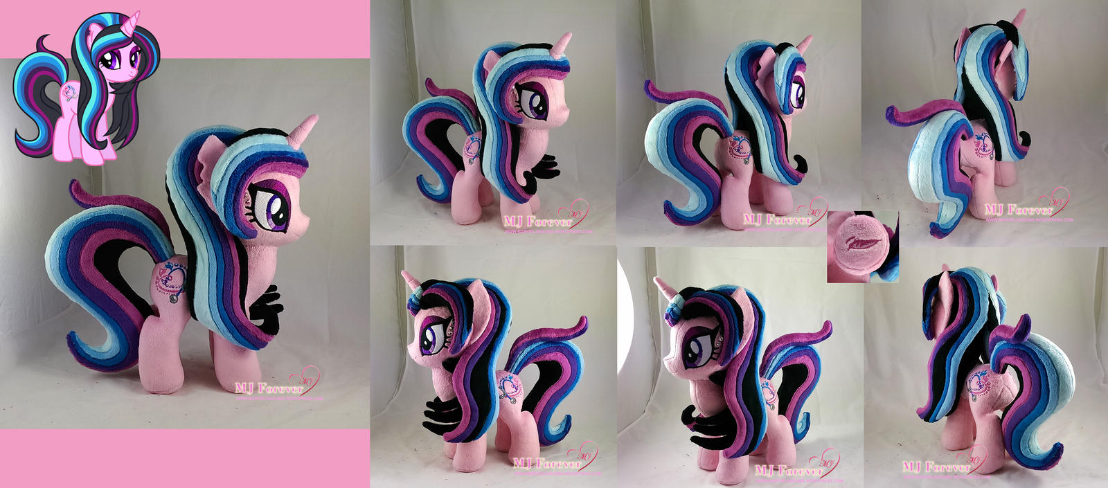 Mardelia Plushie!!!! (my ponysona) by moggymawee