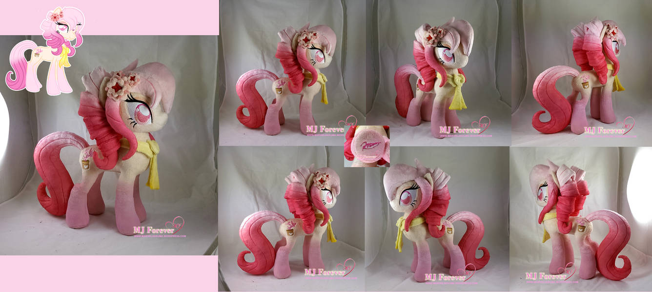 Autumn Orchid plushie! (featured in DD!) by moggymawee