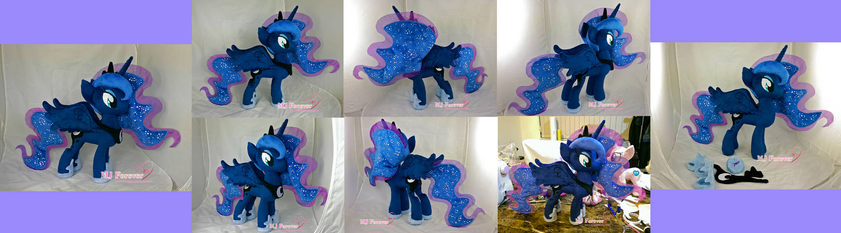 Princess Luna Plushie v2.0 by moggymawee