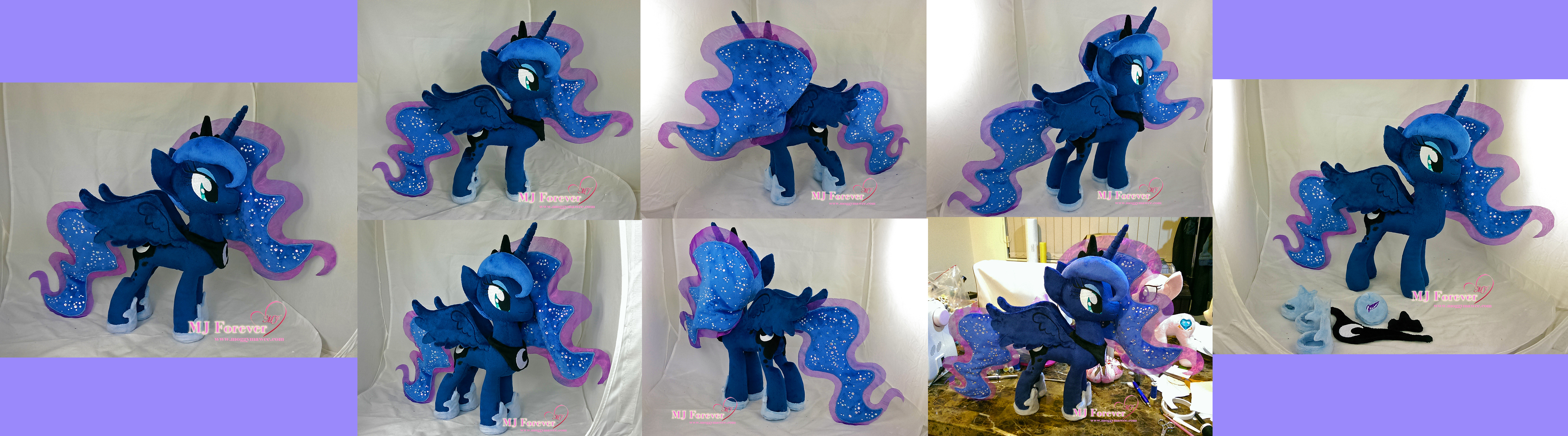 Princess Luna Plushie v2.0 by moggymawee