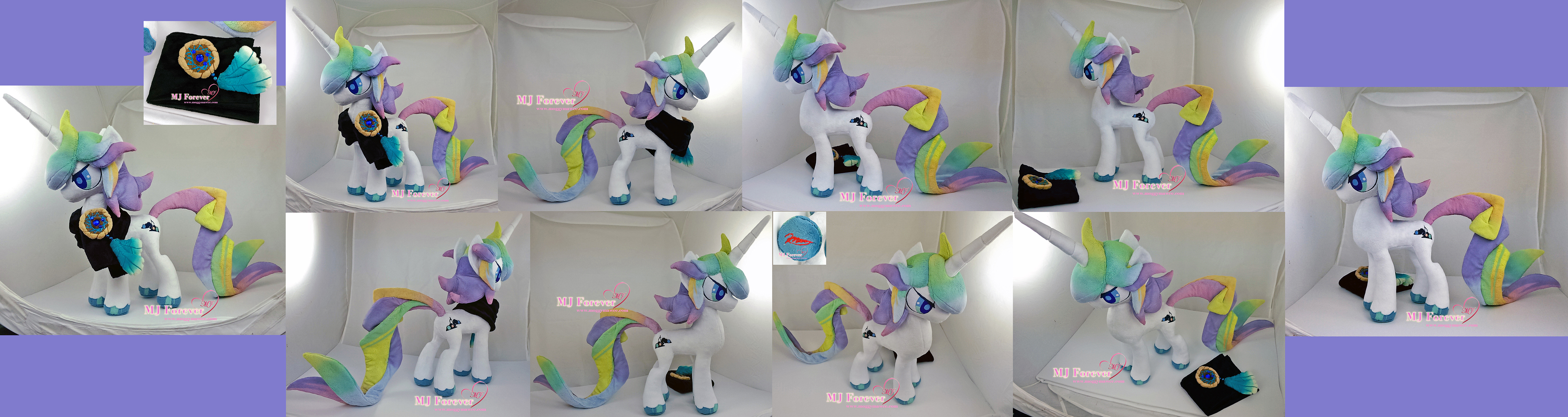 Fantasia (aka Lucid Tone) OC plushie by moggymawee