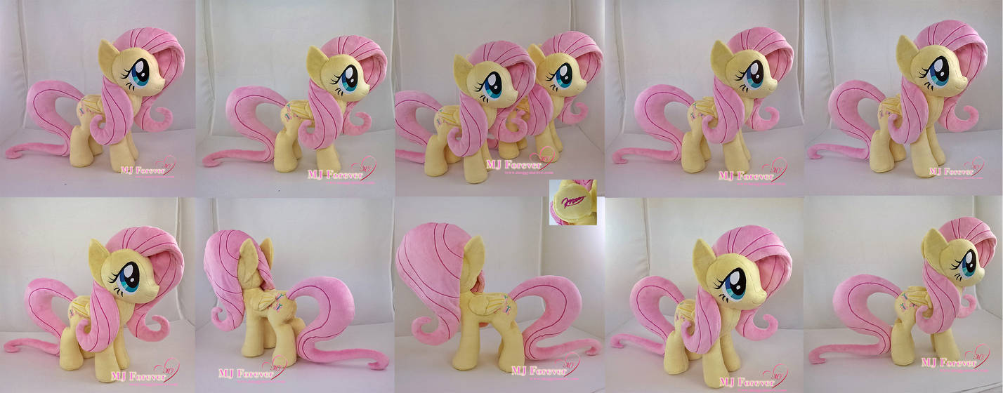 Fluttershy plushies x2 (one is for sale!) by moggymawee