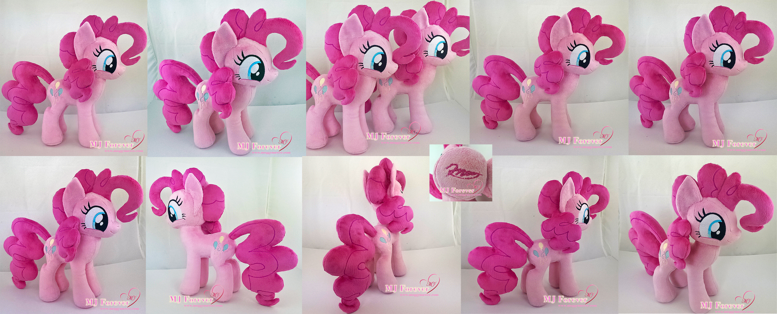 Pinkie Pie Plushie x2 (one is for sale!) by moggymawee