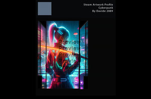 Steam Cyberpunk artwork profile