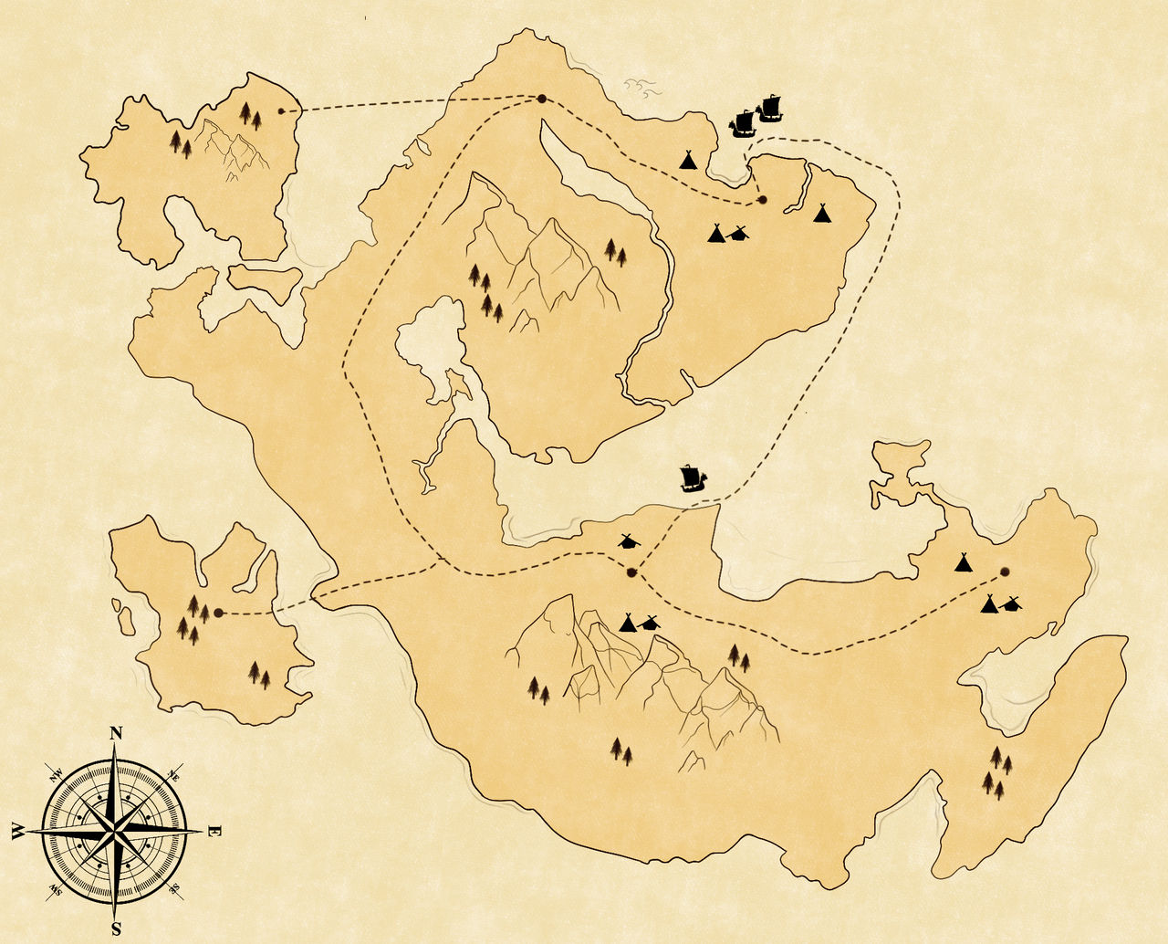 Custom World map by DancingWithWeebs on DeviantArt