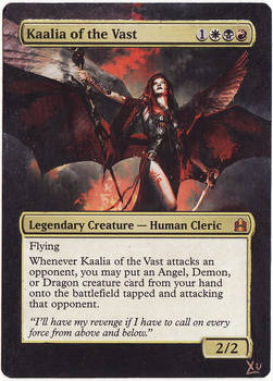 MTG Altered Art: Kaalia of the Vast