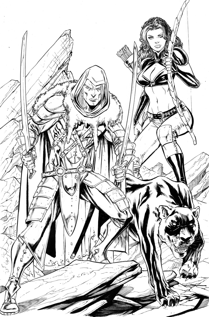 DRIZZT, CATTI and GUEN