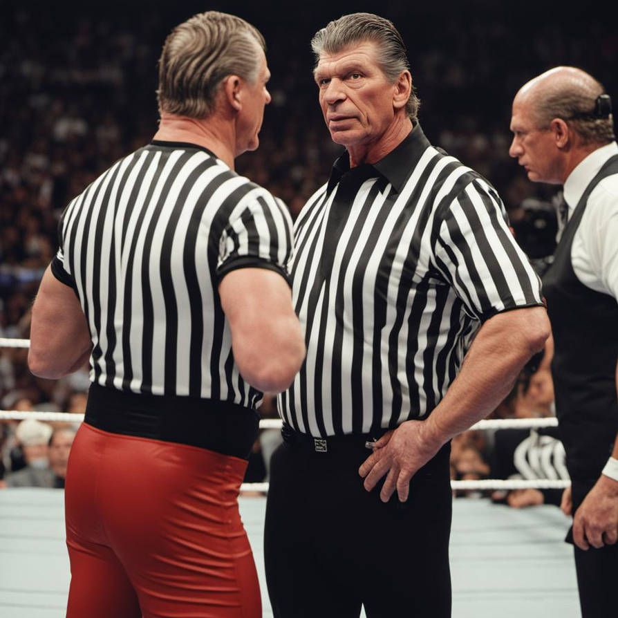 Referee Rings Vince Mcmahon In Wrestling Ring Being The Referee by mccloud316 on ...