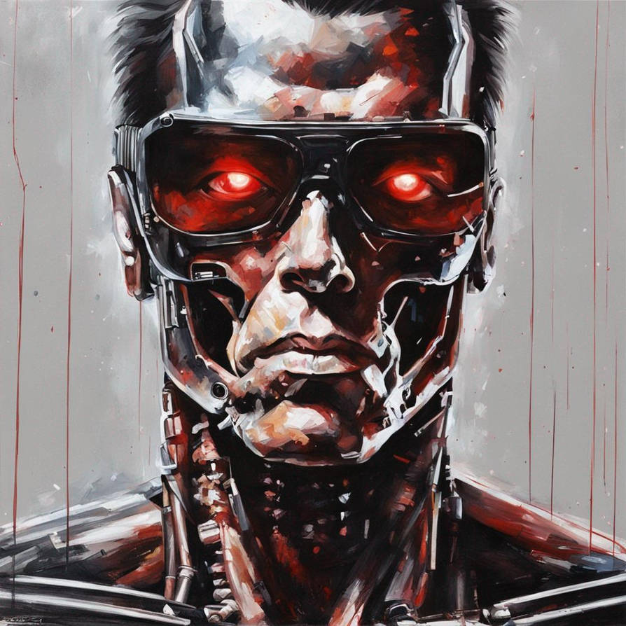 Terminator Applique Painting of the Terminator 02 by mccloud316 on DeviantArt