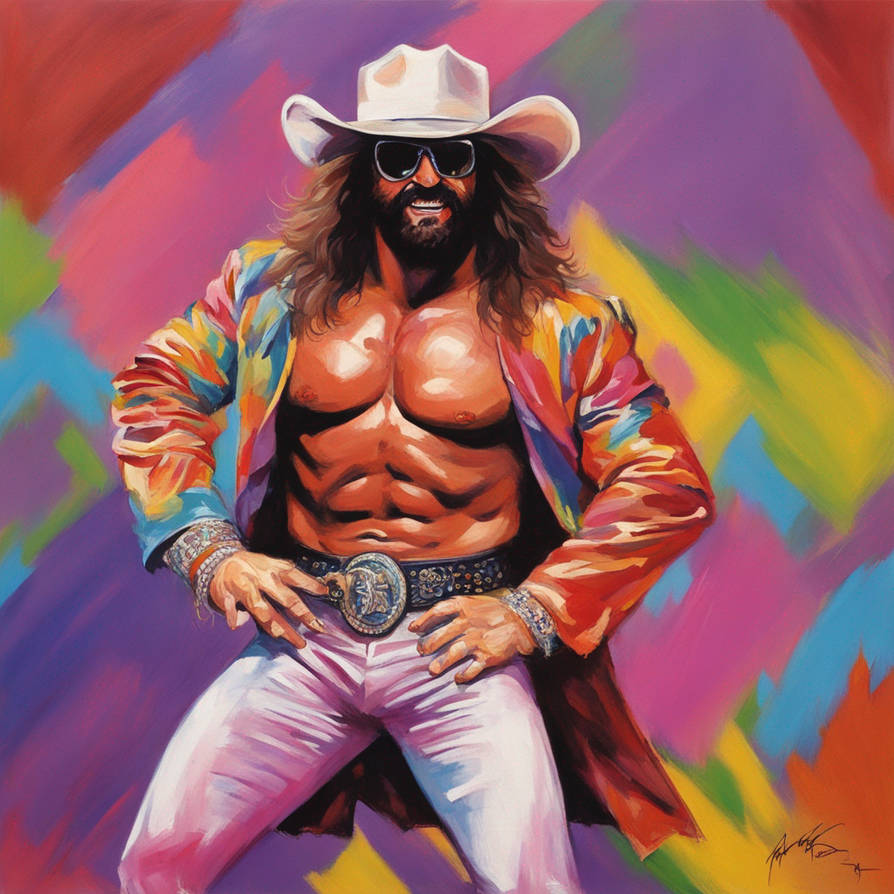 Macho Color Many color background behind the macho man 02 by mccloud316 on DeviantArt