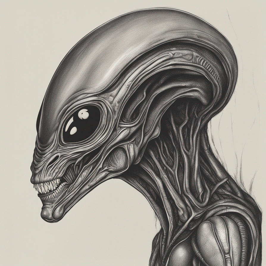 Advanced Alien Drawing Advanced Alien by mccloud316 on DeviantArt