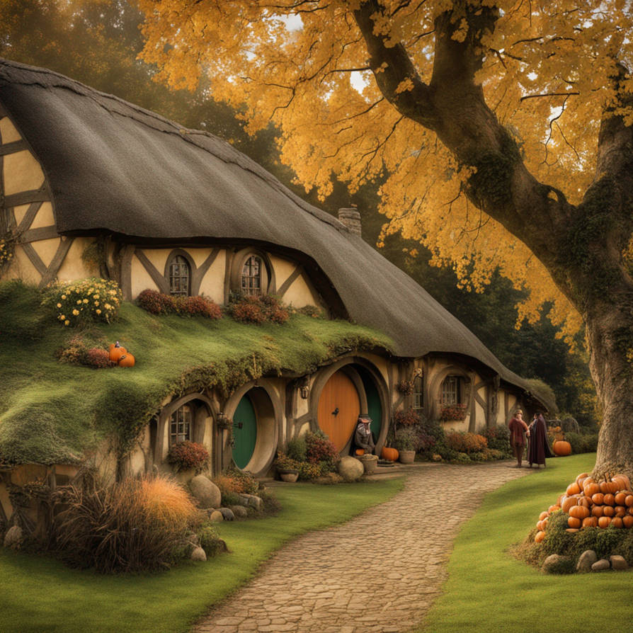 Fall Fanasty Fall fantasy in the shire as hobbits 02 by mccloud316 on DeviantArt