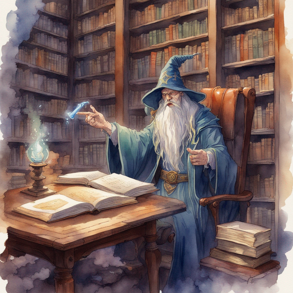 Classical Wizard Watercolors of classic dungeons and dragons wizard by mccloud316 on ...