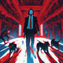 John wick red and blue