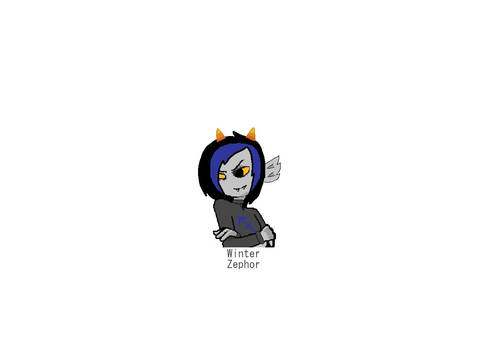 My Homestuck oc Winter Zephor