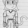 Amanda the monkey sketch