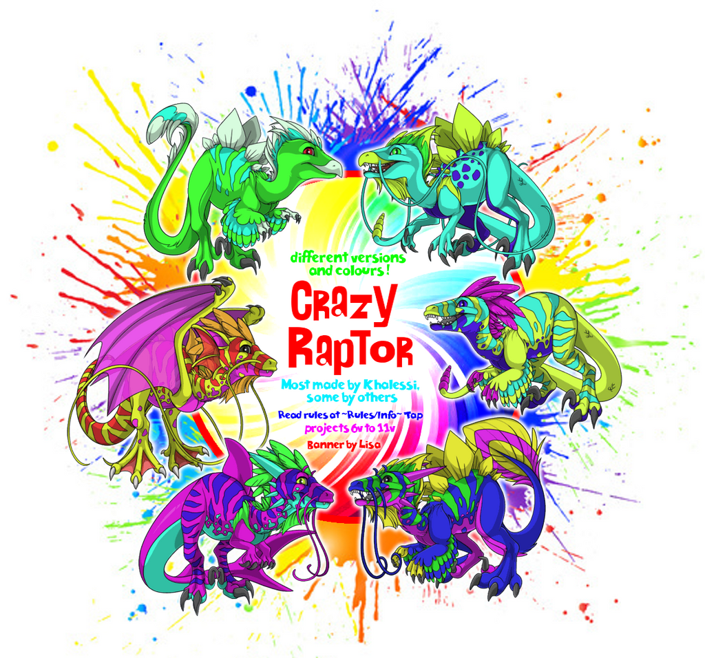 Crazy Raptor Vector Crazy Raptor by TomoeL9 on DeviantArt
