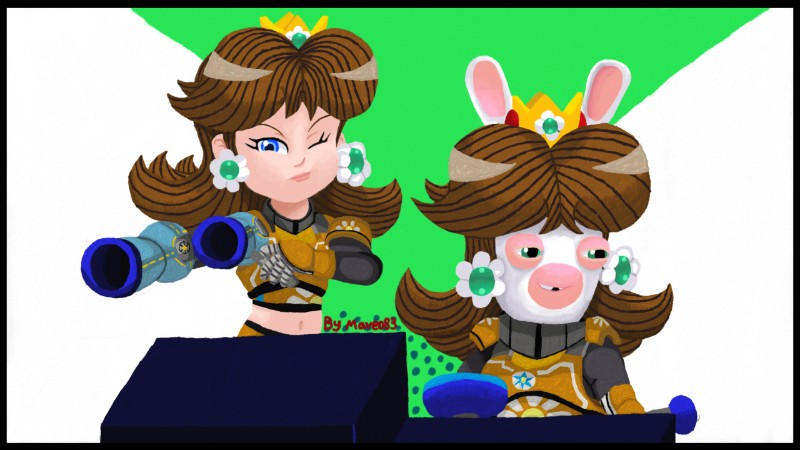 Daisy and Rab Daisy - Mario+Rabbid Kingdom Battle by Maveo83 on DeviantArt