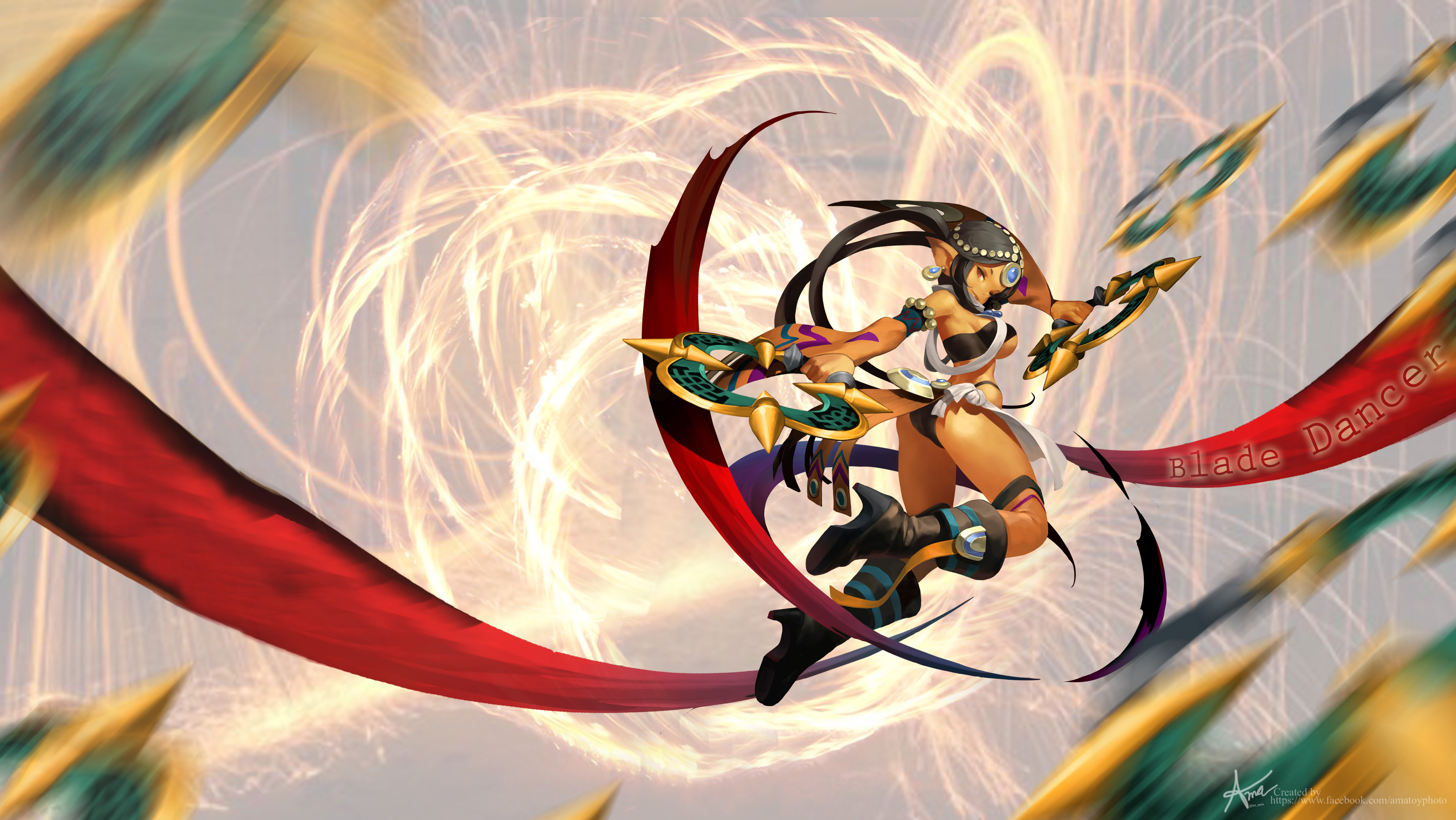 Dragon Nest: Blade Dancer FB Timeline Cover by OMGitsNikki on DeviantArt