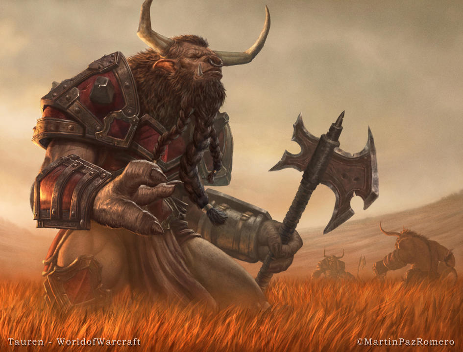 Warcraft Tauren By Martinpazromero On Deviantart