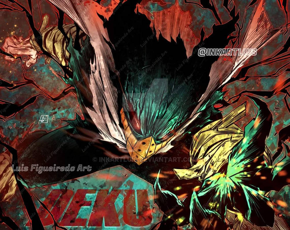 Deku full power by christophe7458 on DeviantArt