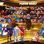 Capcom vs SNK character selection fake (full cast