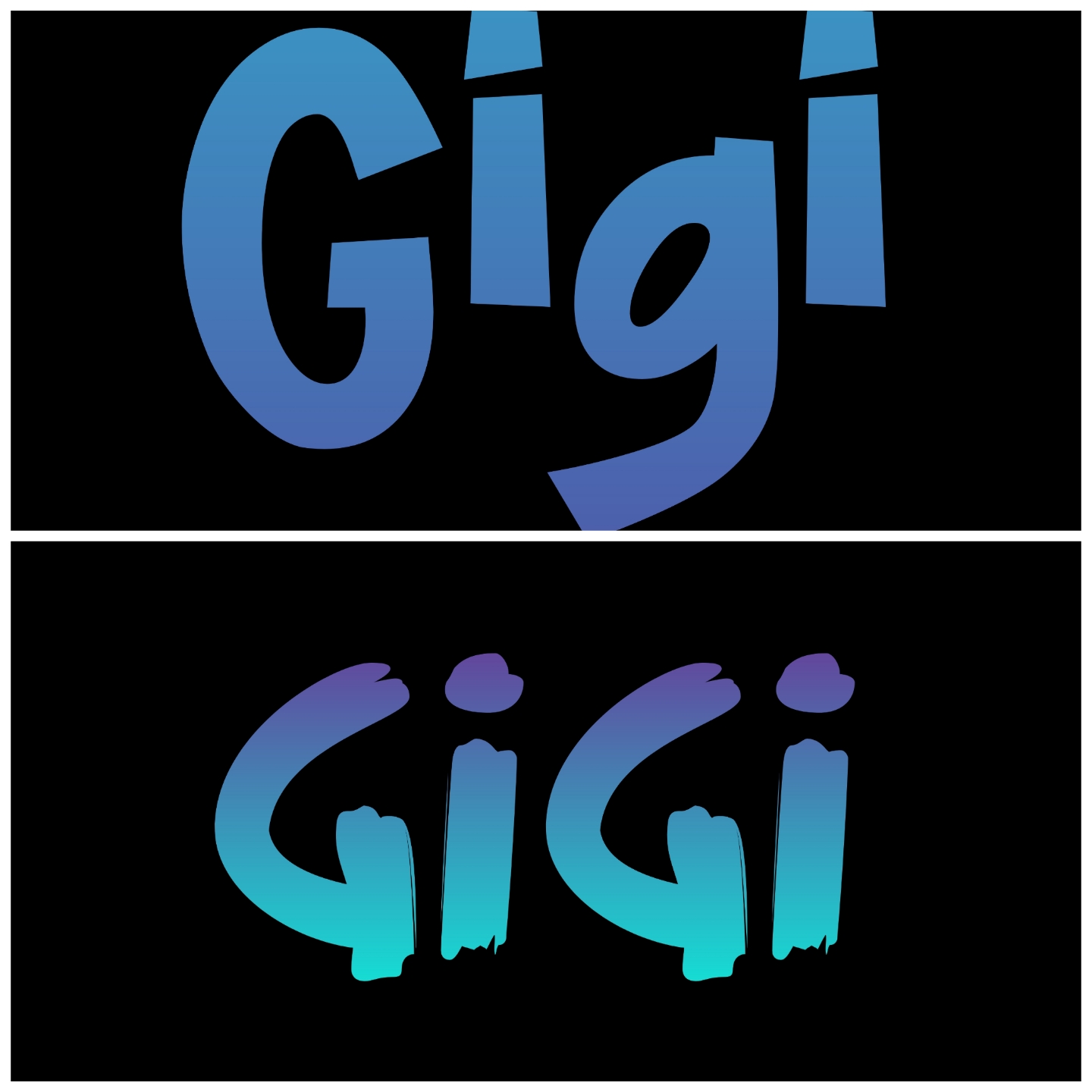 Gigi Series Title Font Test (Concept) by xlBrokenWingslx on DeviantArt
