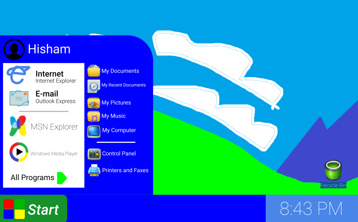 The New Windows XP Desktop by HishamOdeh on DeviantArt