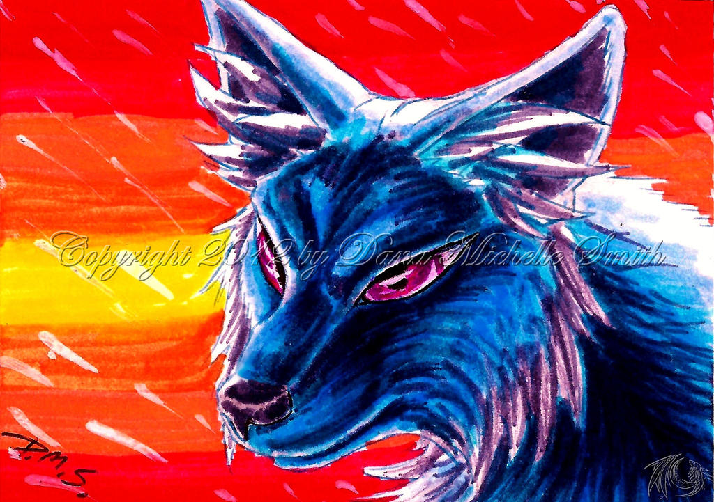 ATC: Blue Wolf Avatar (marker)