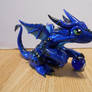 Glitter blue dragon