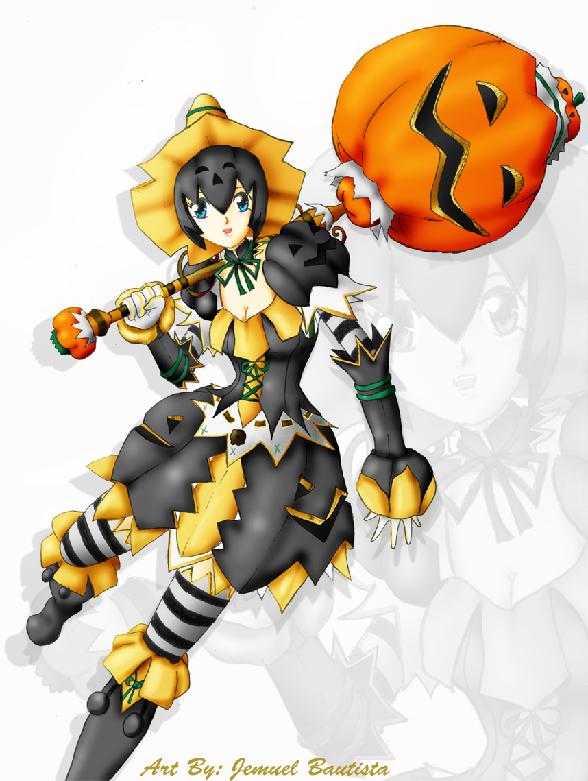 MHP3- Pumpkin Girl armor set