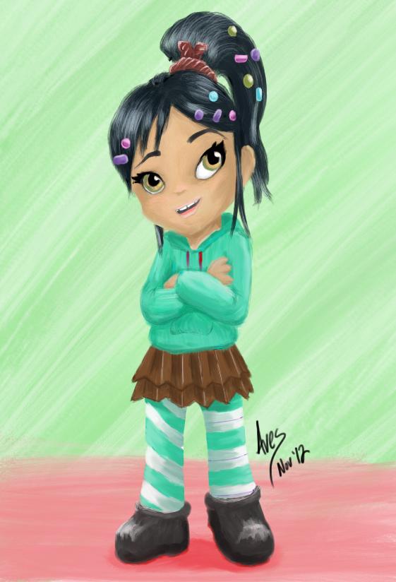 Vanellope paint