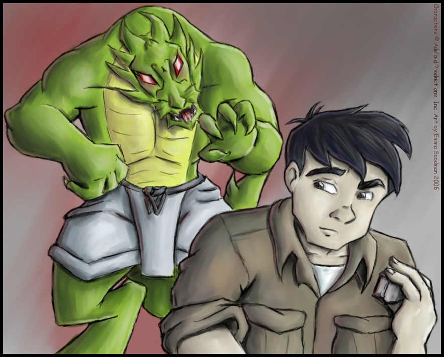 wallpapers Jackie Chan Adventures Shendu Son shendu and jackie chan by o0neoncola0o