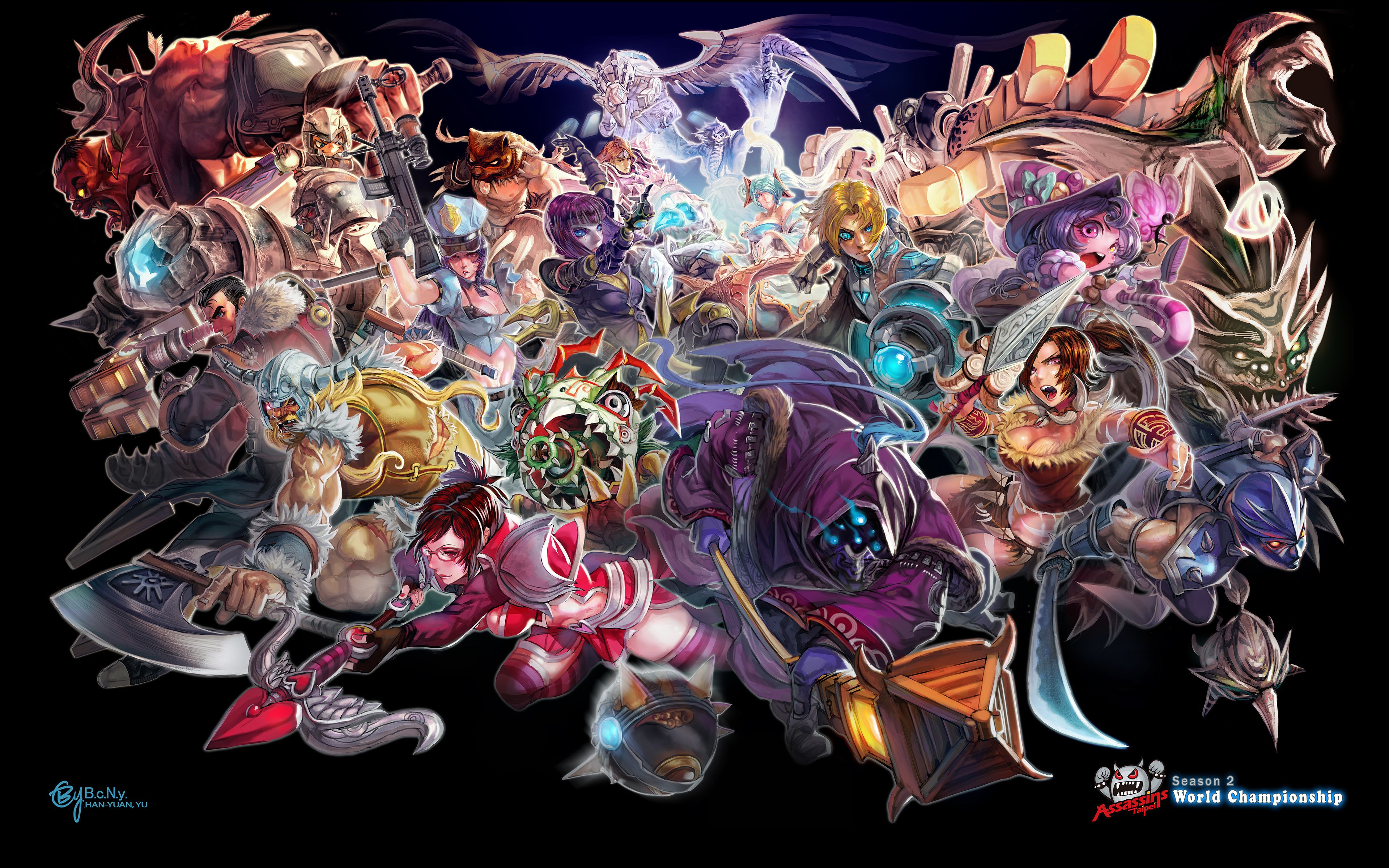 Taipei Assassins - S2 World Championship by bcnyArt