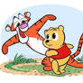 Pooh and Tigger