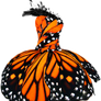 Butterfly Dress Png stock