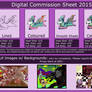 Digital Commission Sheets (Discontinued)