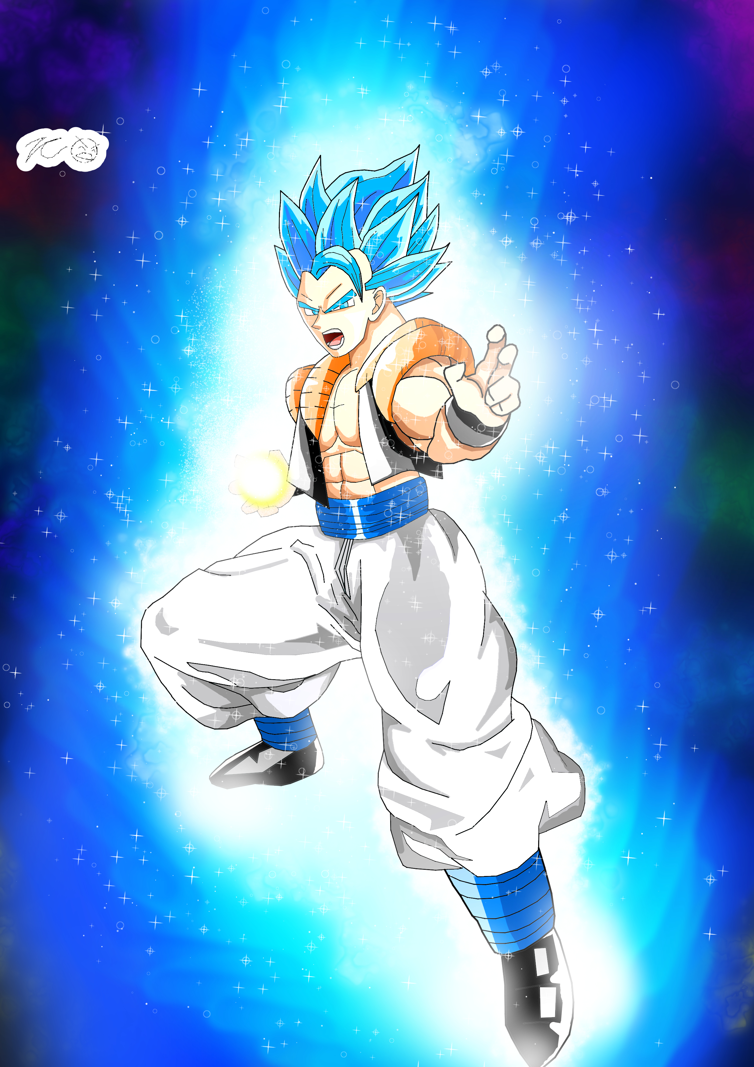 Dragon Ball Time, bills, broly, dragon ball, gogeta blue