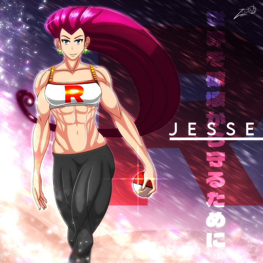Jessie's Fitness Prowess! (Team Rocket) by Zecrus-chan on DeviantArt