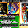 [OPEN} Zecrus-chan Commission Sheet Version 5