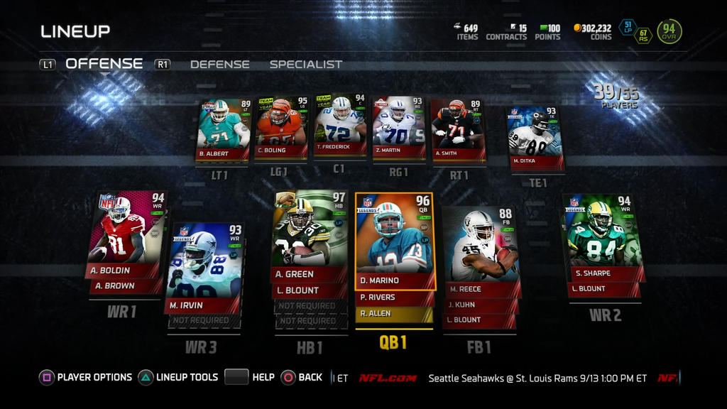 Madden 15 Offense by godtony3 on DeviantArt