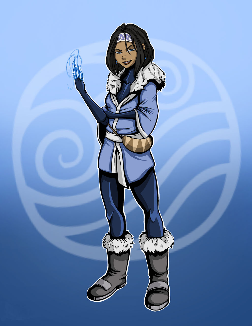 Waterbender Armor My Waterbender by godtony3 on DeviantArt