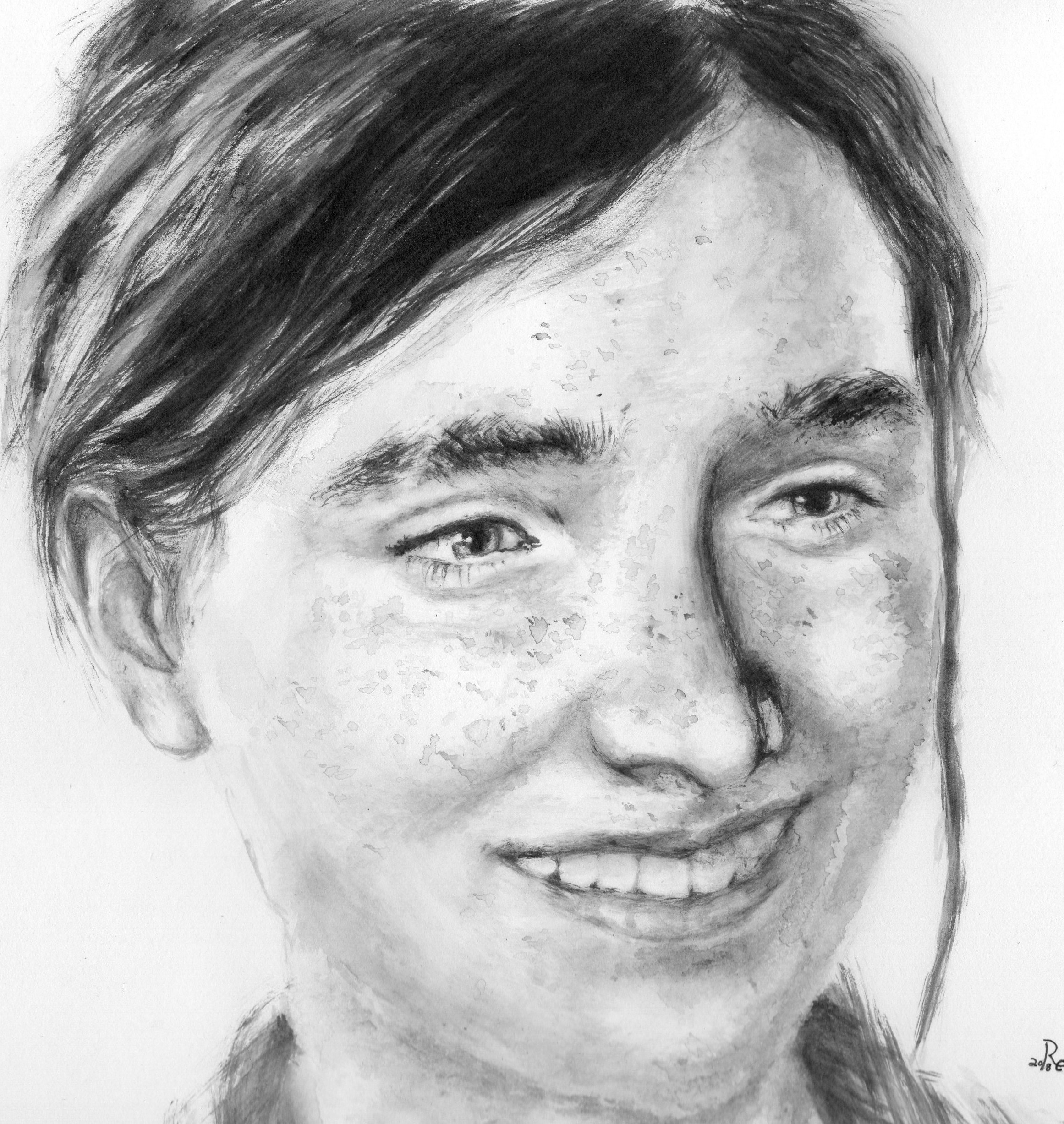 Drawing Ellie - The Last of Us 2