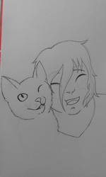 {W.I.P oc} Anton and his cat