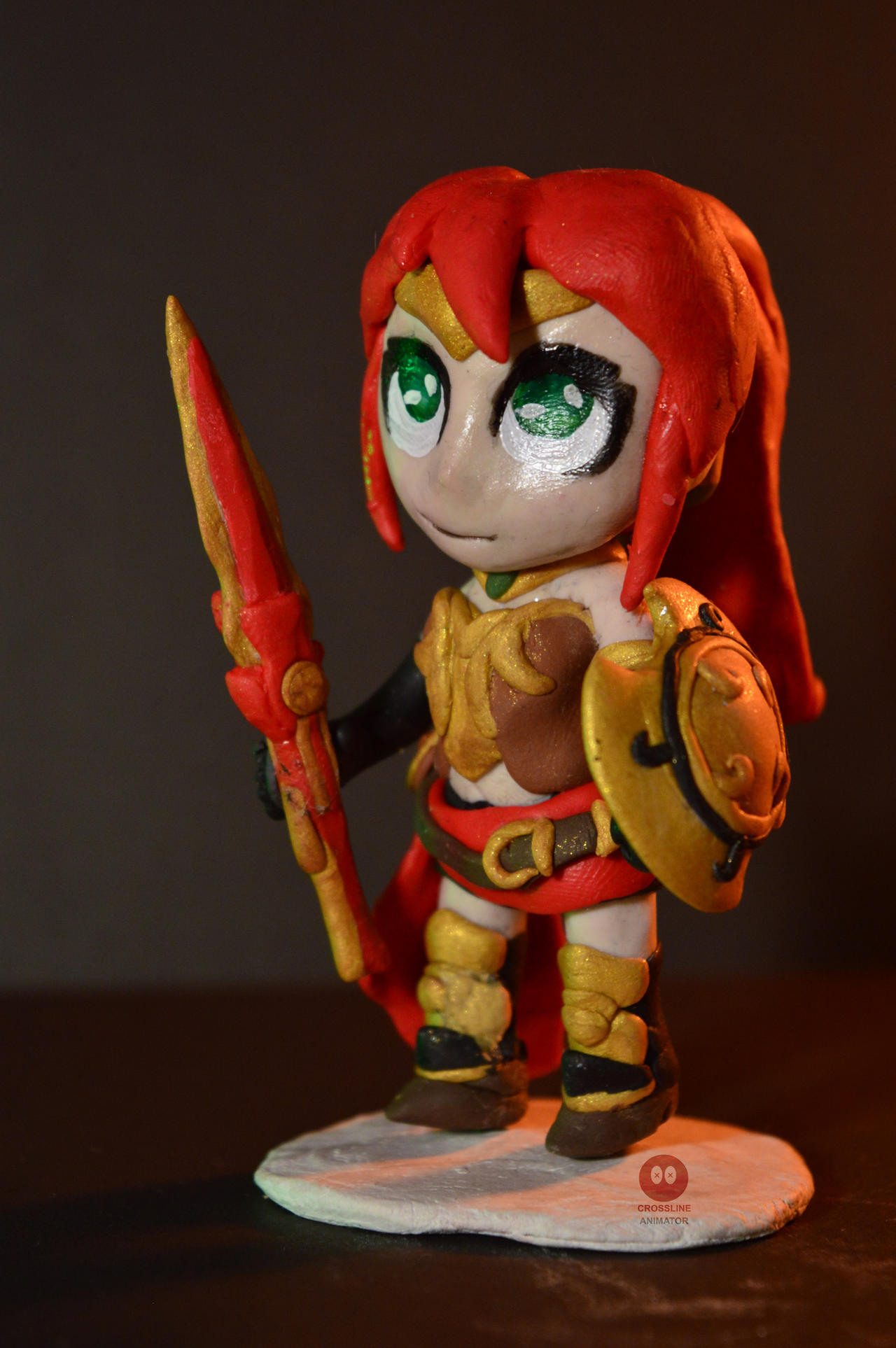 Pyjarid Chibi Pyrrha Nikos Chibi Figure #1 by CrosslineAnimator on DeviantArt