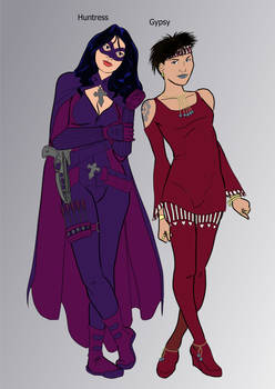 Birds of Prey Redesign: Huntress and Gypsy