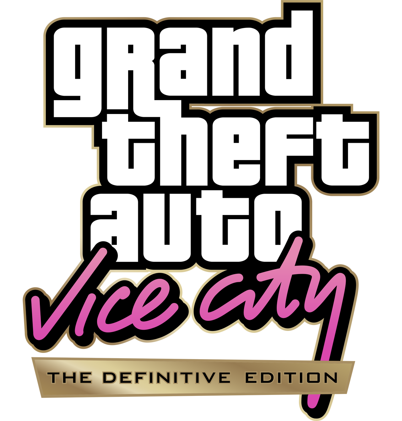 Grand Theft Auto Vice City Definitive Logo by sezaibey on DeviantArt