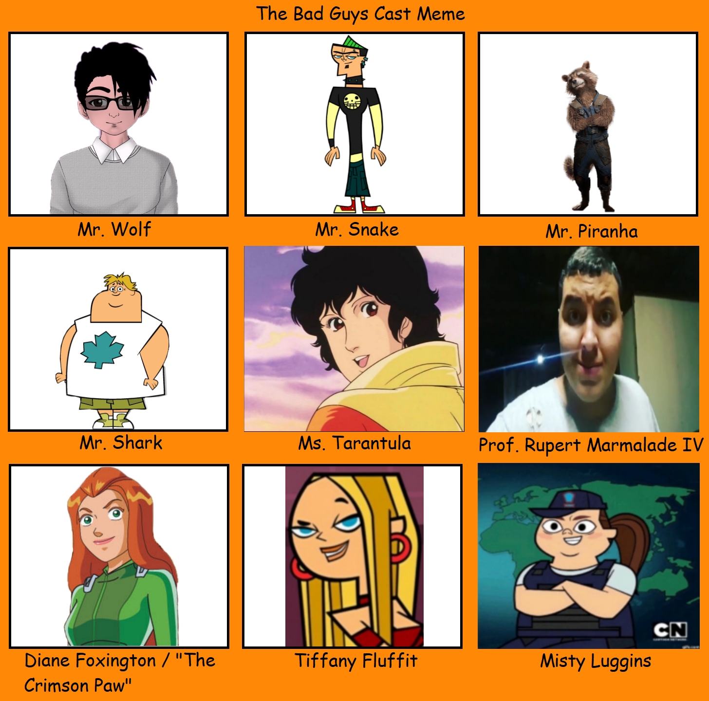 THE BAD GUYS - CAST MEME by Vegeth2002 on DeviantArt