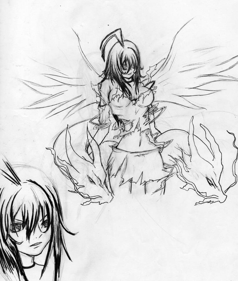 Rayhuma Dragon ryuhime and her dragons by BaqcART on DeviantArt