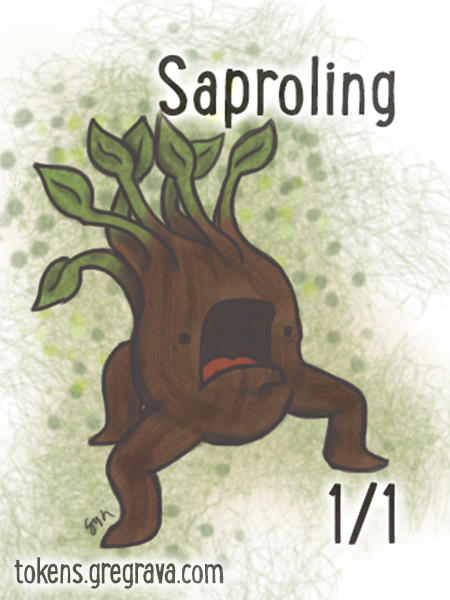Saproling Token By GregTheEstablishment On DeviantArt